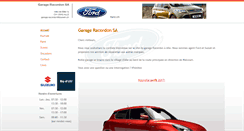 Desktop Screenshot of garageracordon.ch